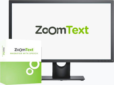 ZoomText screen picture